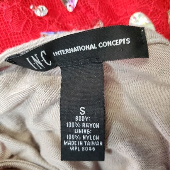 International concepts taupe dress stretchy dress - Picture 3 of 8